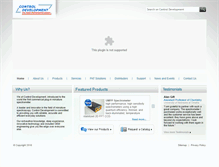 Tablet Screenshot of controldevelopment.com